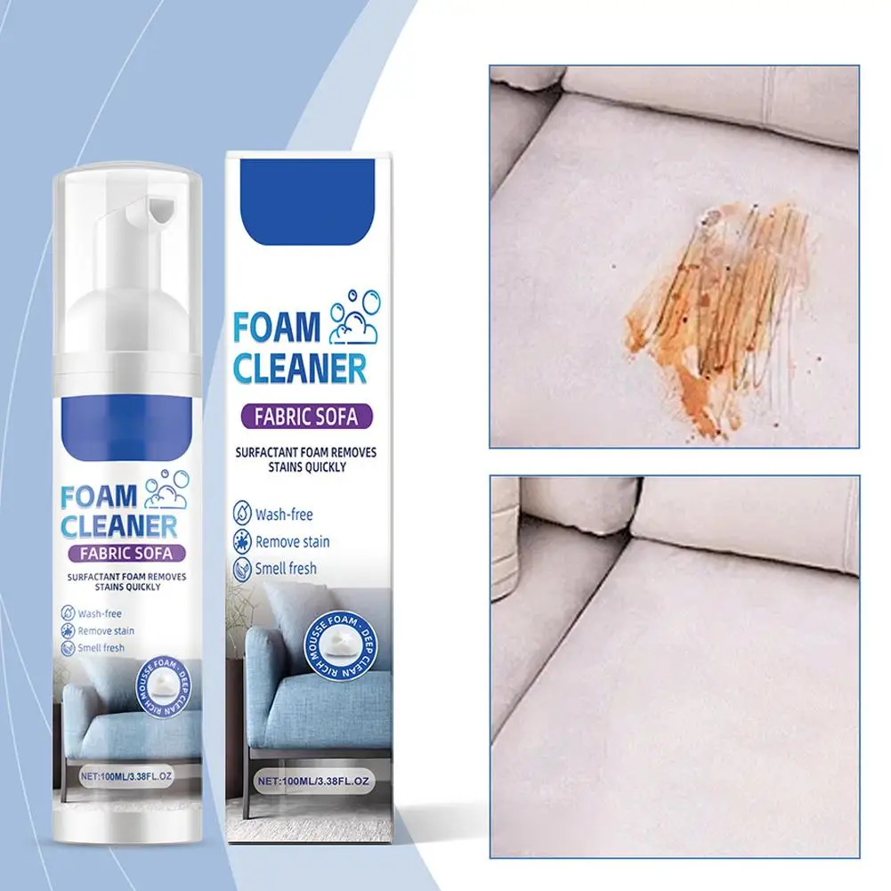 

Fabric Foam Cleaner Efficient Dissolving Stains Mildly Clean Residue Free Fabric Sofa Fabric Curtain Mattress Foam Cleaner
