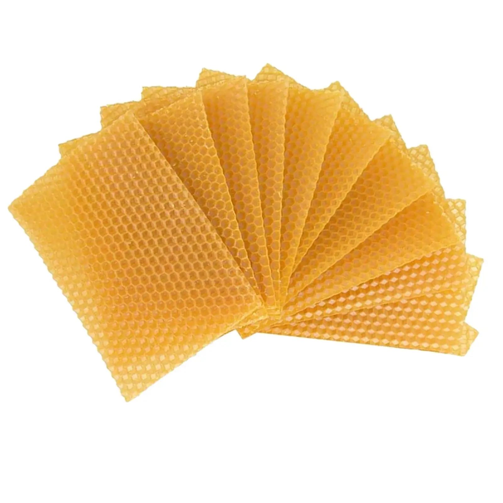 10pcs Beeswax Sheets Foundation Candle Making Fond De Teint Fond De Teint Deep