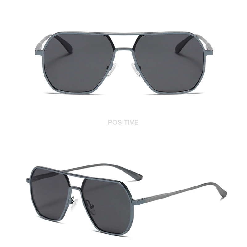 Gafas de sol fotocromáticas de Metal de lujo para hombres y mujeres, gafas de sol polarizadas a la moda, gafas de sol elegantes camaleón antideslumbrantes para conducir UV400