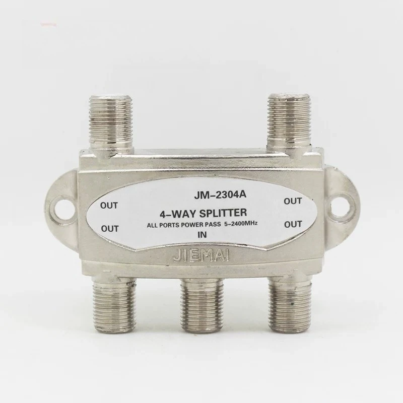 JM-2302A 2303A 2004B 2006B Sat Dish Signal Splitter Coaxial Satellite TV Distributor For Indoor Home Signal Distribution