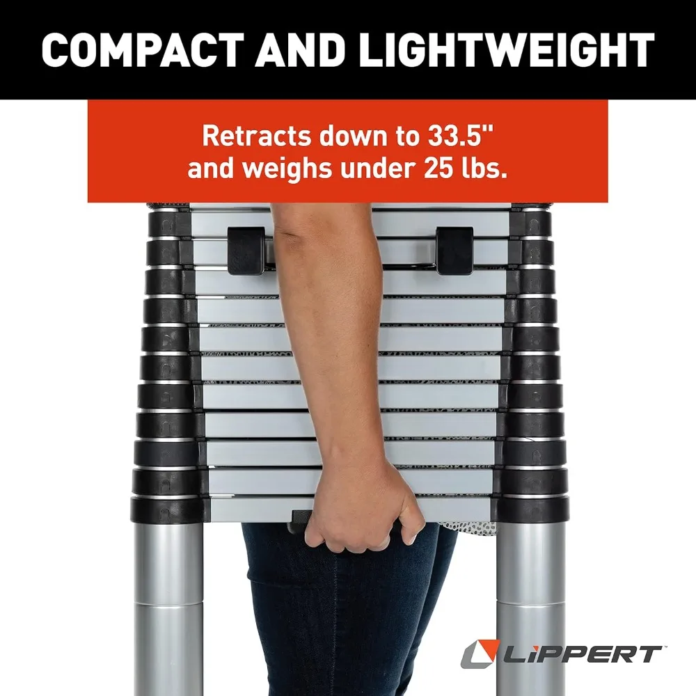 On-The-Go Ladder Telescoping Ladder for 5th Wheel RVs, Travel Trailers and Motorhomes