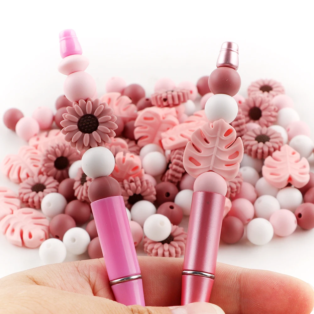 50-100pcs Hot Selling Style 20/30mm Silicone Daisy Focal Beads For Making Jewellery DIY Bracelet Necklace Earring Accessories
