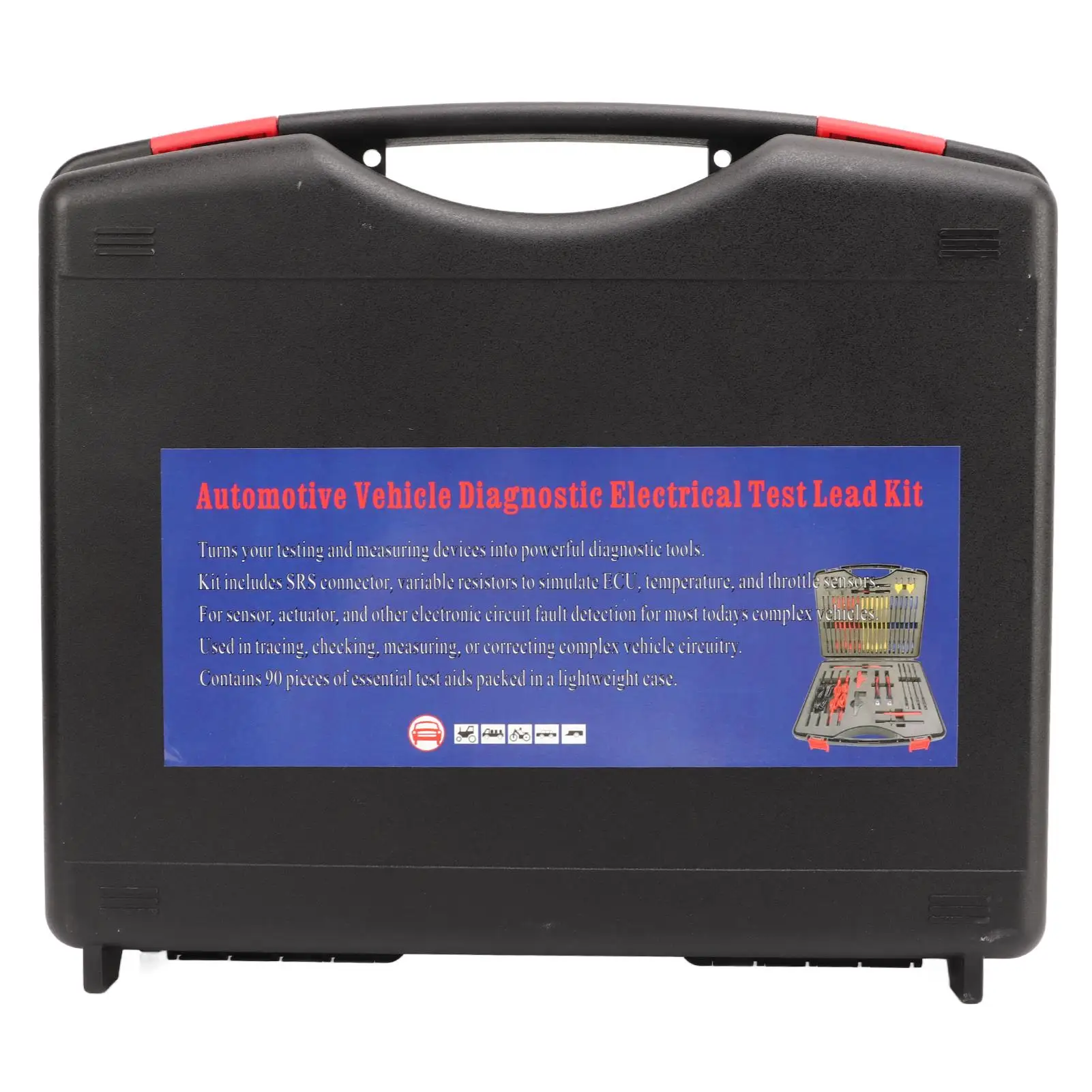 مجموعة موصلات اختبار متعددة لاختبار التتابع لمجموعة التحقيق كهربائية عالية الدقة لسيارة RV 12 فولت 24 فولت للمنزل #4