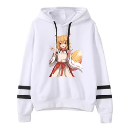 Anime Casual The Helpful Fox Senko San Hoodies Unisex Pullover Fashion Hooded Sweatshirts Women Men Harajuku Clothes