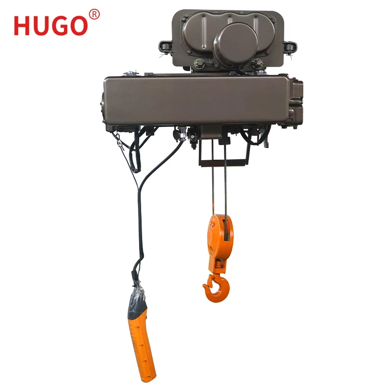 2 Ton Winch European Electr Hoists Wire Rope 1 Ton Electric Construction Hoist