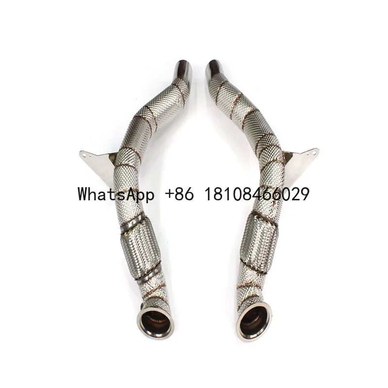 

High Quality Downpipe For Ferrari 488 Gtb/spider/pista 3.9tt Sport Ss304 Exhaust Pipe Catback Automotive Exhaust System