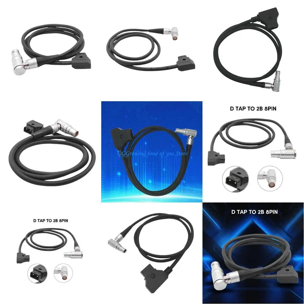 

H9EB D Tap to 8Pin Female Power Cable for Amira Camera Accessories