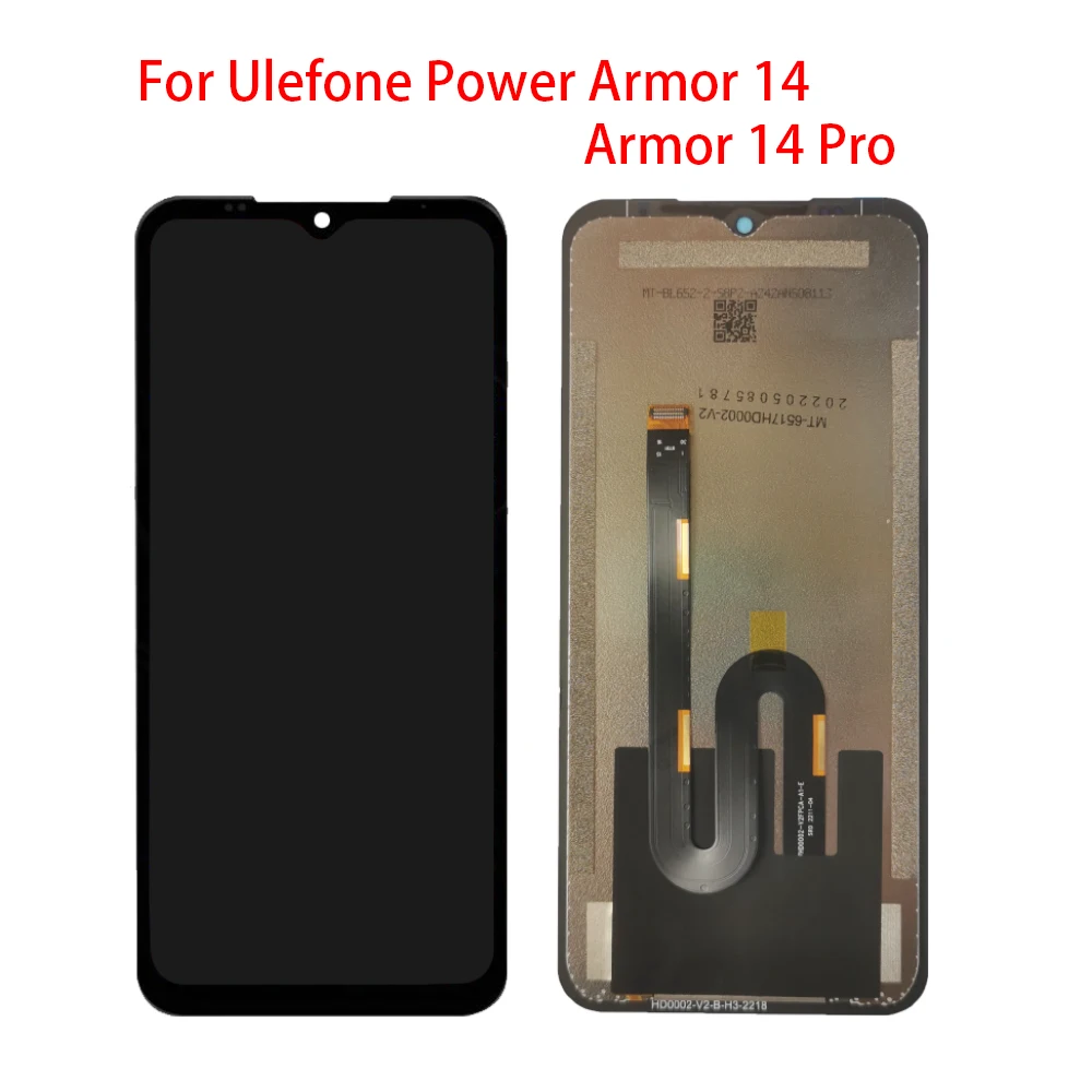 For Ulefone Armor 6 6S 7 8 9 9E 10 11 12 13 X3 X5 X9 X10 Pro LCD Display Touch Screen Digitizer Assembly For Power Armor 13 14