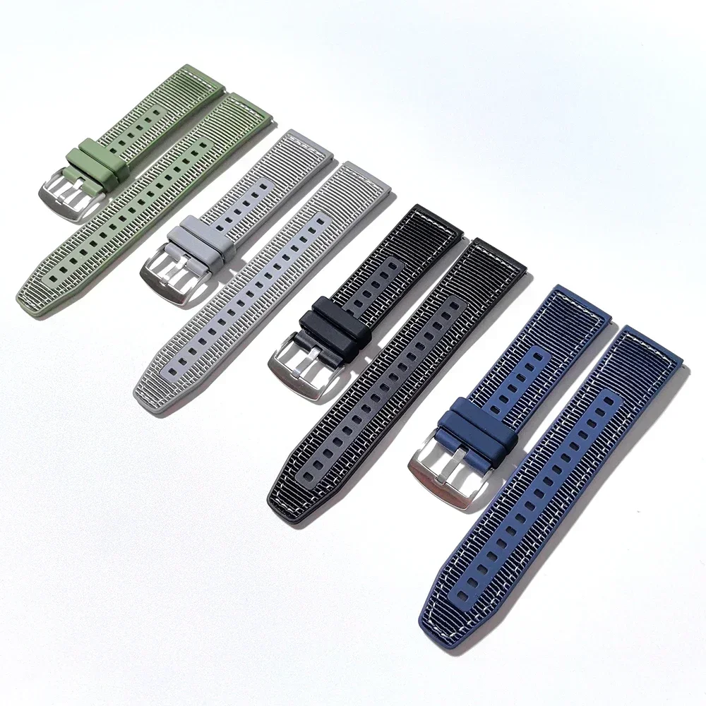 Cinturino da 22mm per Polar Vantage V3 cinturino in Silicone intrecciato in Nylon per POLAR Grit X Pro / Vantage M2 M cinturino per cinturino