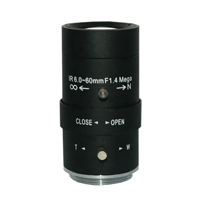 

2-мегапиксельный объектив для видеонаблюдения с 10-кратным зумом и ручной диафрагмой 6-60 мм