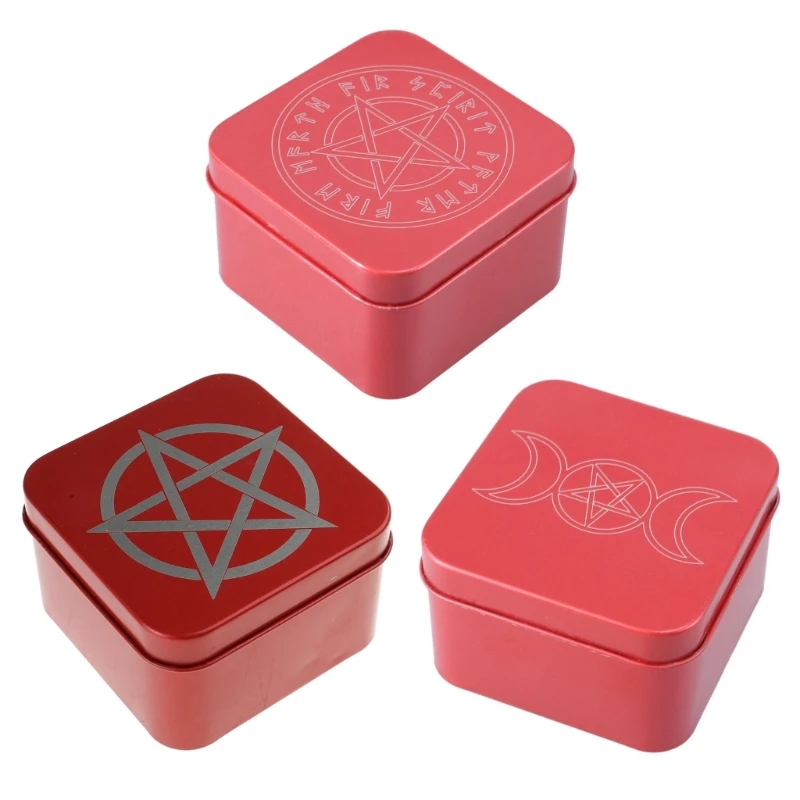 Neatly Store Tarots Cards Storage Box Fortune Telling Astrologys Trinket Box Practical and Stylishs Organizers for Deck