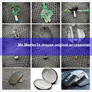 For compatible MX Master 2S MX1 Gaming Mouse Replacement Parts Shell  Wheel Motor Motherboard Non-Slip Sticker Storage Box