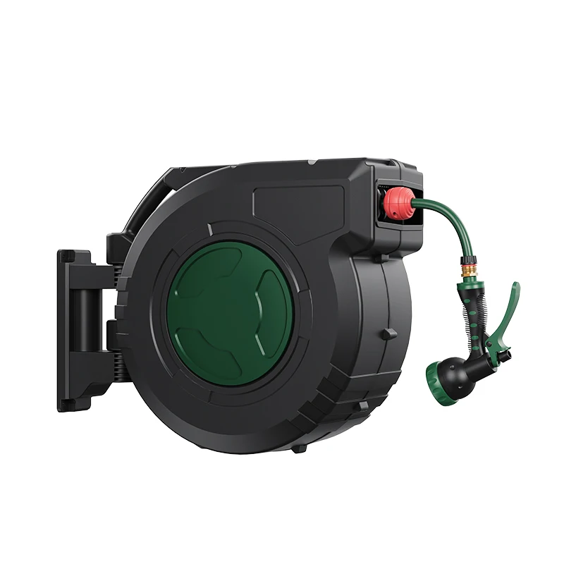 

1/2" 5/8"Hose Reels Irrigation Wash Systems Any Slow Retraction Automatic Garden Wall Mounted 50m Hose Reel