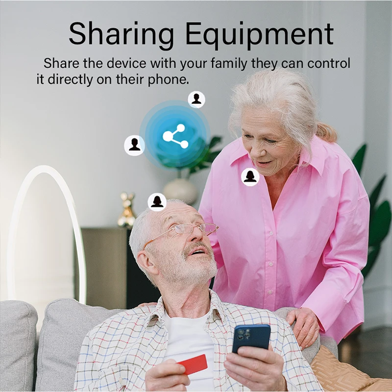 UNKAS-Tuya Smart Life Light Switch, WiFi Touch Sensor, 110V, 220V, Télécommande, Pas de fil de melon, Alexa, Google Home