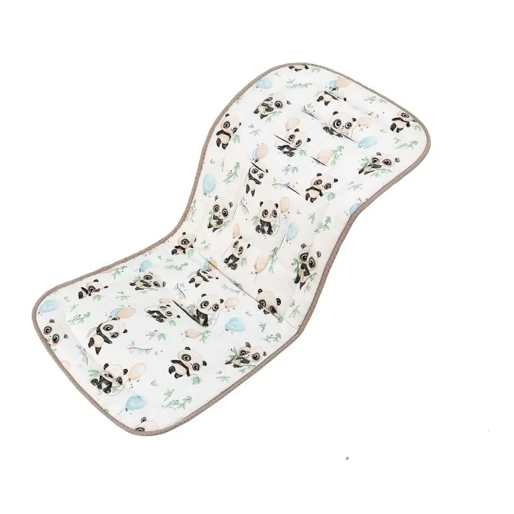 Soft Baby Stroller Cushion Comfortable Cartoon Printed Dining Chair Cotton Pad Cotton Breathable Baby Seat Cushion