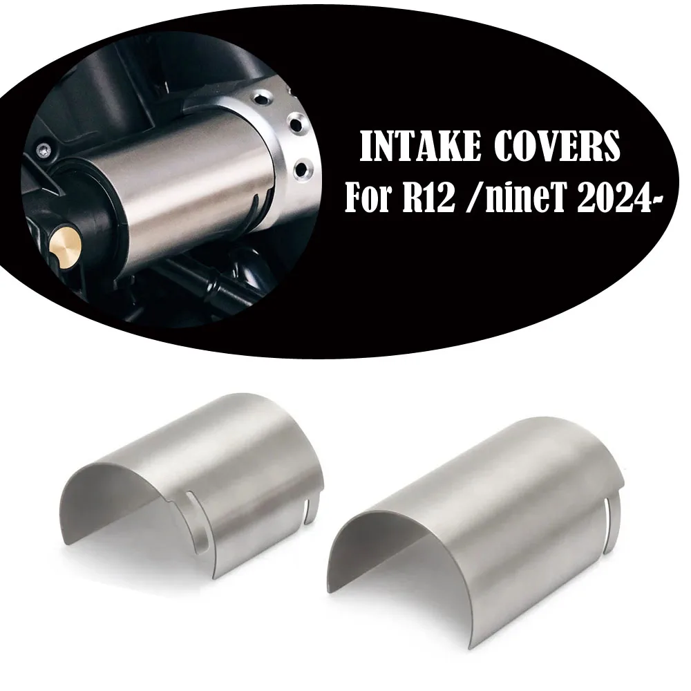 

New Fit For BMW R12 NineT NINET R 12 2024 2025 Stainless Steel Air Intake Covers Fairing Decoration Guard Motorcycle Accessories