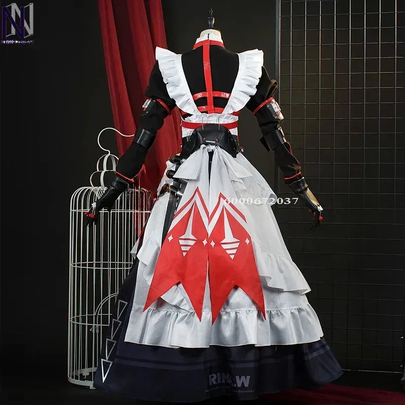 Zenless منطقة صفر الكسندريا سيباستيان رينا تأثيري حلي شعر مستعار فستان خادمة موحدة فيكتوريا التدبير المنزلي هالوين النساء الطرف