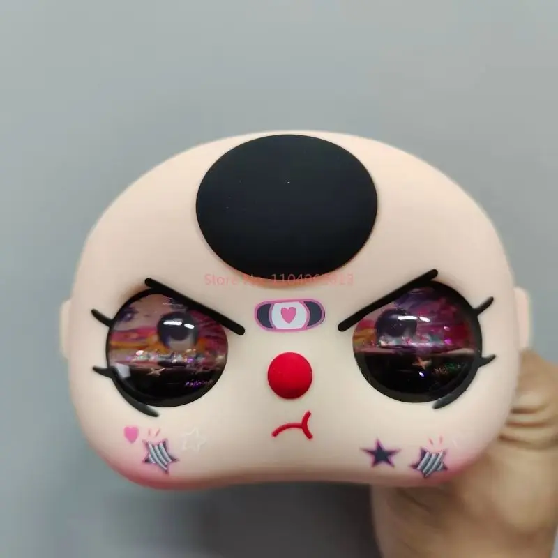 고품질 400% 베이비 쓰리 할로윈 시리즈 눈과 껍질 얼굴 인형 얼굴 껍질 할로윈 서프라이즈 눈 비닐 얼굴