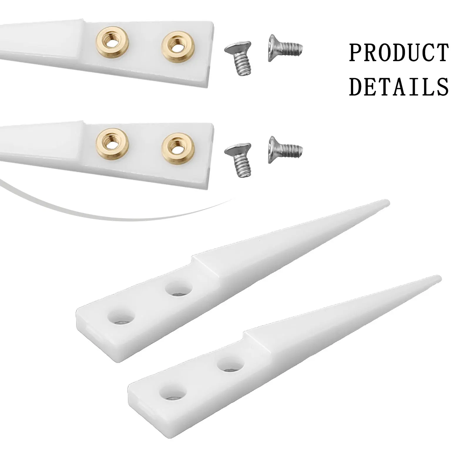 Ceramic Tweezers in Straight Elbow Layout Designed for Industrial Applications Requiring Low Conductivity and Thermal Stability
