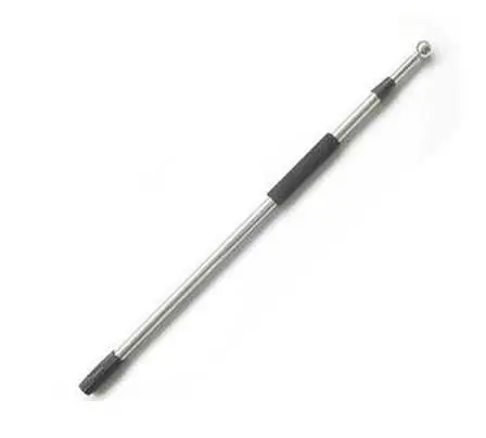 Professional Touch 1 Meter Head Telescopic Flagpole Stainless Steel Telescopic Teacher Pointer Black 1pcs