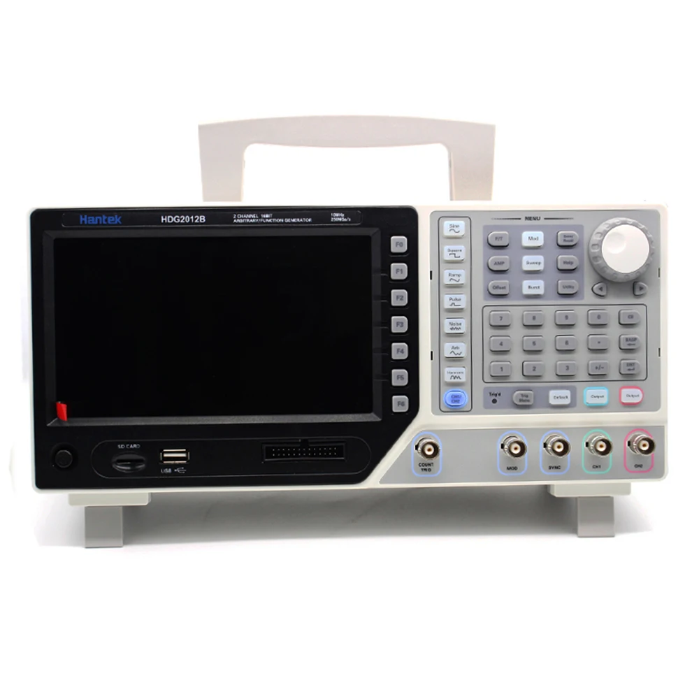 HDG2012B Multi Function 10MHz 2 Channel Bench Top Function Arbitrary Waveform   Generator Digital Signal Generator