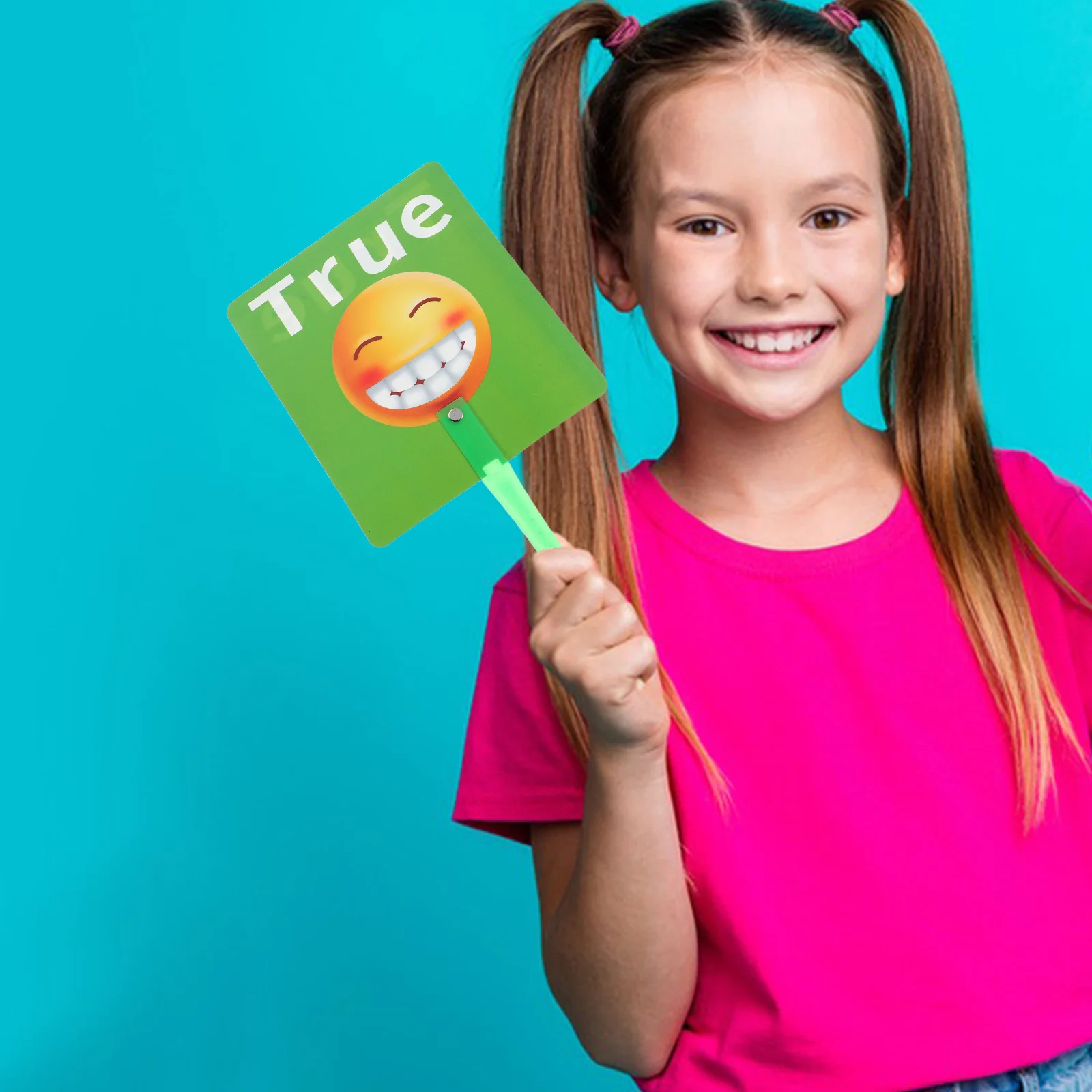 2pcs Early Education Show Hands Paddles Interactive Learning Tools For Classroom Response Boards Preschool Teaching Supplies