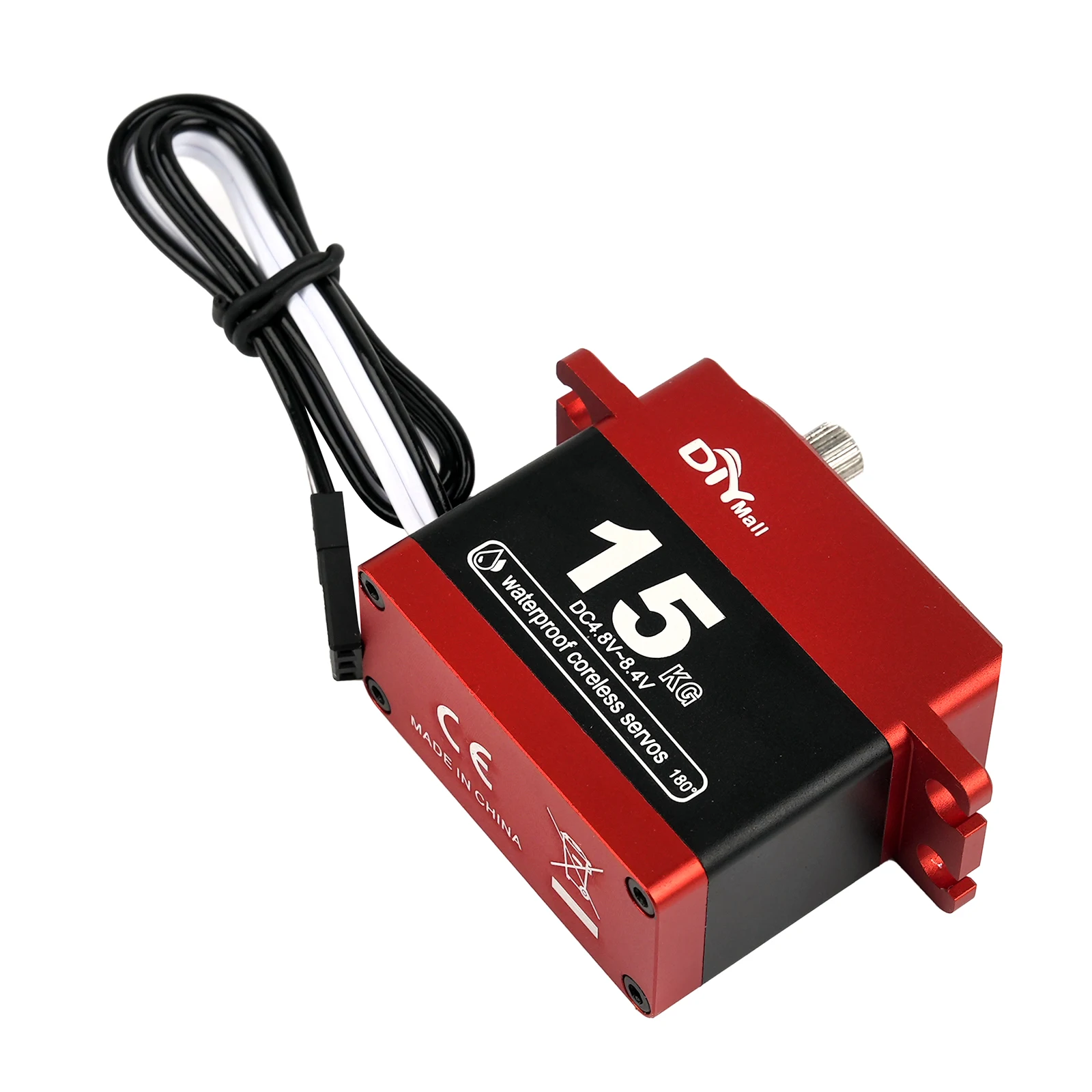 TK-15MG Digital Servo 15KG Metal Gear 180/ 270°/360 Degree Coreless Motor 4.8-8.4V for Robot RC Car Aircraft Crawler Drift Toy