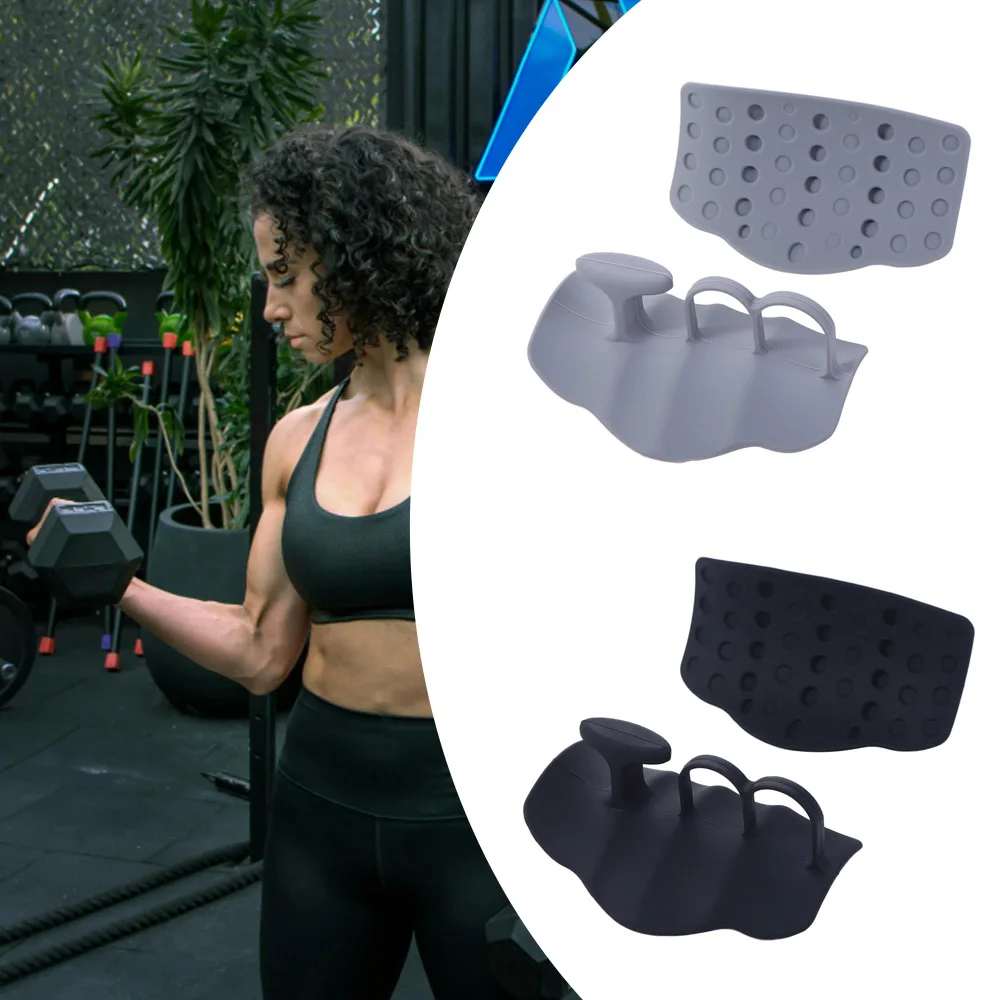 زوج واحد من مقوي قبضة السيليكون، مدرب قوة اليد، خفيف الوزن، قبضة الجمباز، تمرين الأصابع