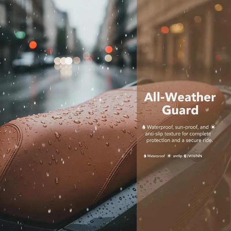 

Elastic Leather Design Seat Protector for Waterproofing in All Weather