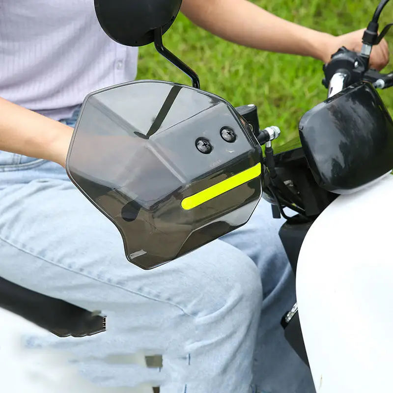 Easy to Install and Disassemble Hand Guard for Scooter Motorcycle ATV with Night Reflective Strip Wind Rain and Sun Protection