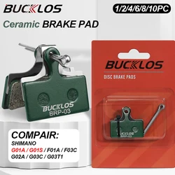 BUCKLOS Ceramic Bike Brake Pads High Quality Bicycle Hydraulic Disk Brake Pad MTB Road Cycling Disc Pads for SHIMANO G01S F01A