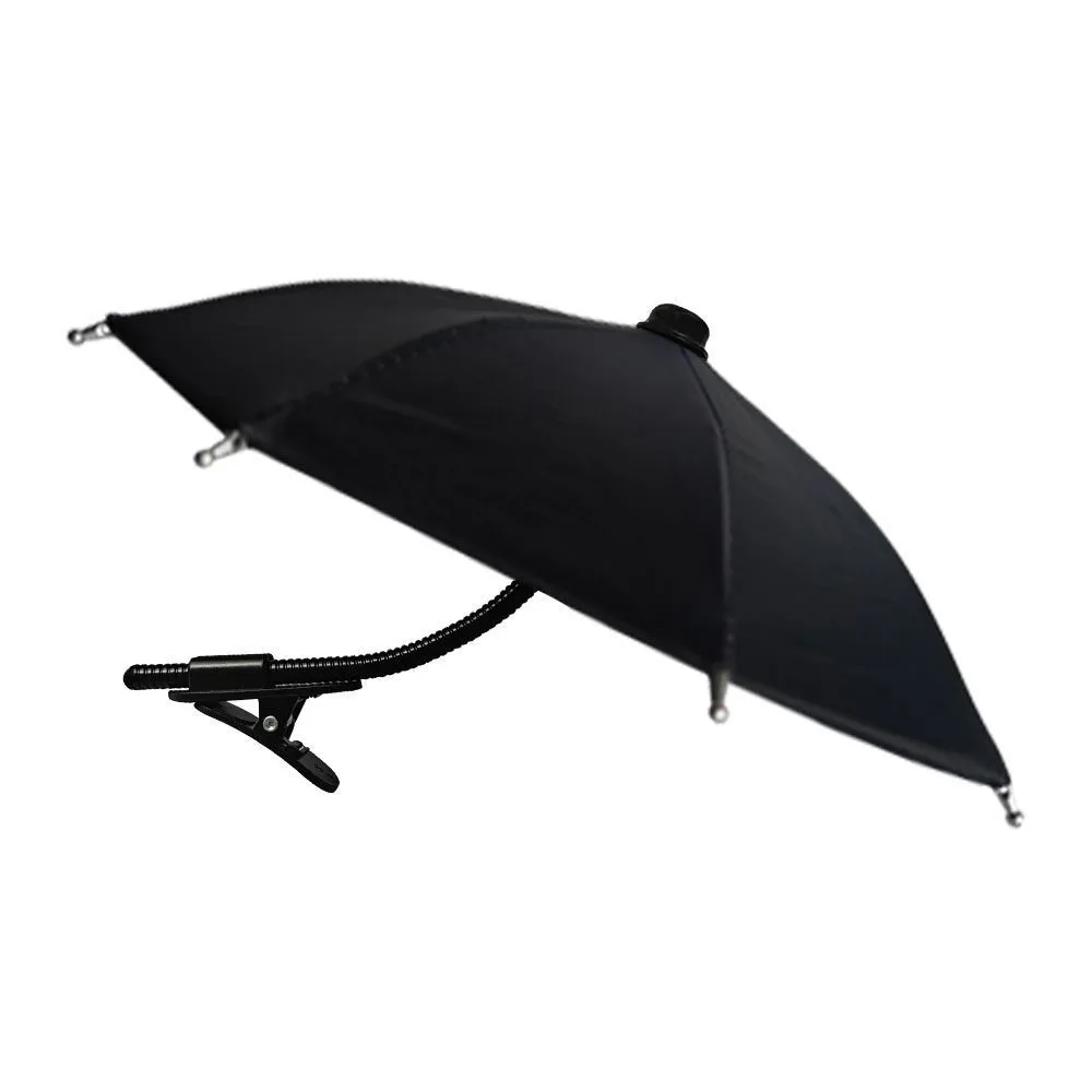 

With Clip Phone Umbrella Holder Sun Protection Waterproof Sunshade Phone Umbrella Rain Resistant Anti-Glare Phone Fixed Clip