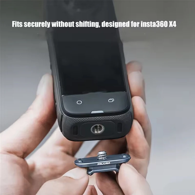 

Крепление FALCAM F22 с быстрым креплением для экшн-камеры Insta360 X4, адаптер для штатива, аксессуары для спортивных камер на мотоцикл и велосипед