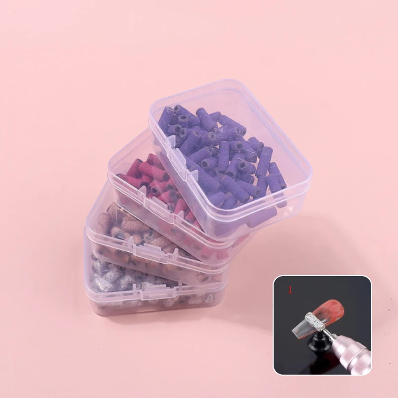 Fasce abrasive multi-dimensione per nail art - Set di 3 grani 80/120/180/240 per macchine elettriche per unghie e rimozione smalto gel