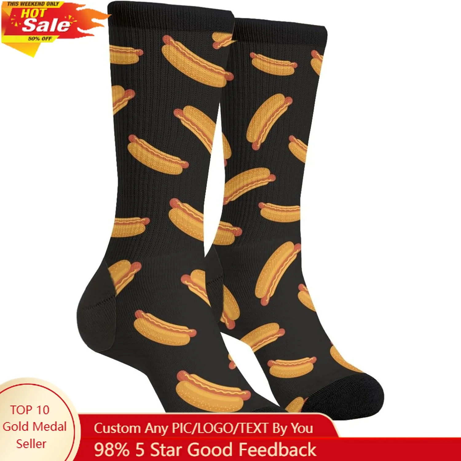 

Casual Funny Funky Novelty Socks For Men Women