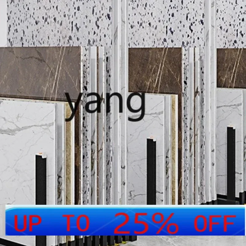LMM1  tile display rack sliding large slab floor tile sample rack rock slab marble shelf