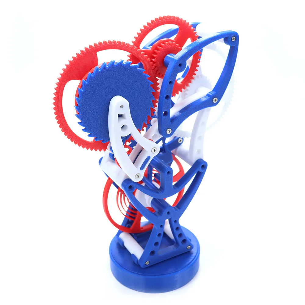 Tourbillon model 3D printed pendule Mechanical structure DIY gear set Creative Science Toys Clockwork driven Physics Teaching