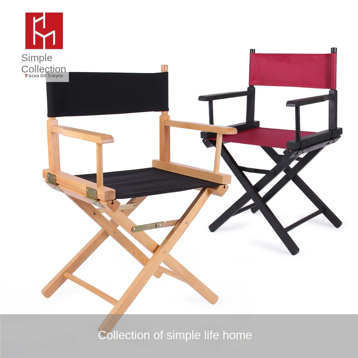 Portable Artist Director Chair, Foldable Outdoor Furniture, Lightweight Photography Accessory, Folding Makeup Chair