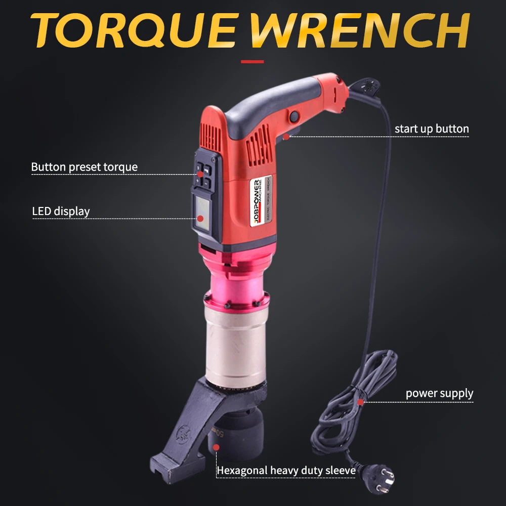 YYHC-New Arrivals 4200 Electric Bolt Tighten Tool Torque Preset Electric Wrench