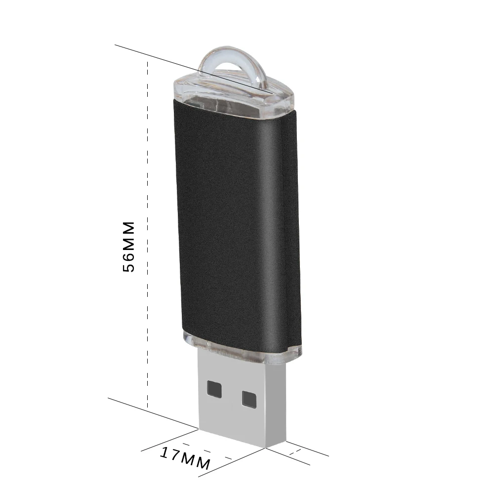 Mini clé USB 128 en métal, support à mémoire de 4 Go 8 Go 16 Go 32 Go 64 Go 2.0 Go