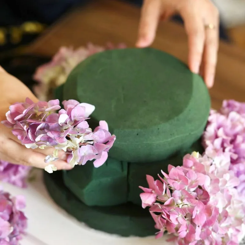 Blumenschaumblöcke für frische und künstliche Blumen, 1-6 feuchte Blumenschaumblöcke für Heimdekoration, Hochzeit, Party und Feiertage. – Detail 2
