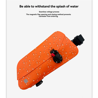 B48B-Cycling Front Frame Bag Waterproof Magnetic Buckle Cycling Top Frame Bag Mountain Bike Road Bike Bicycle Cycling Bag