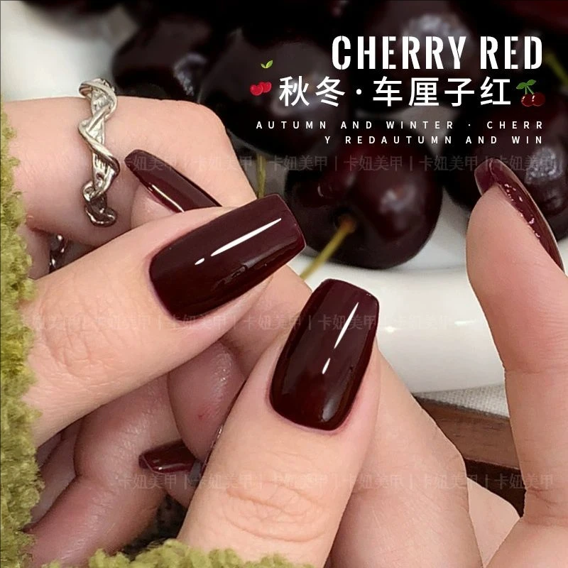 KANIU Brand Cherry Red UV Nail Gel Polish Blood Red Color High Quality  Nails Polish For Nail Salon Semi Permanent Varnish