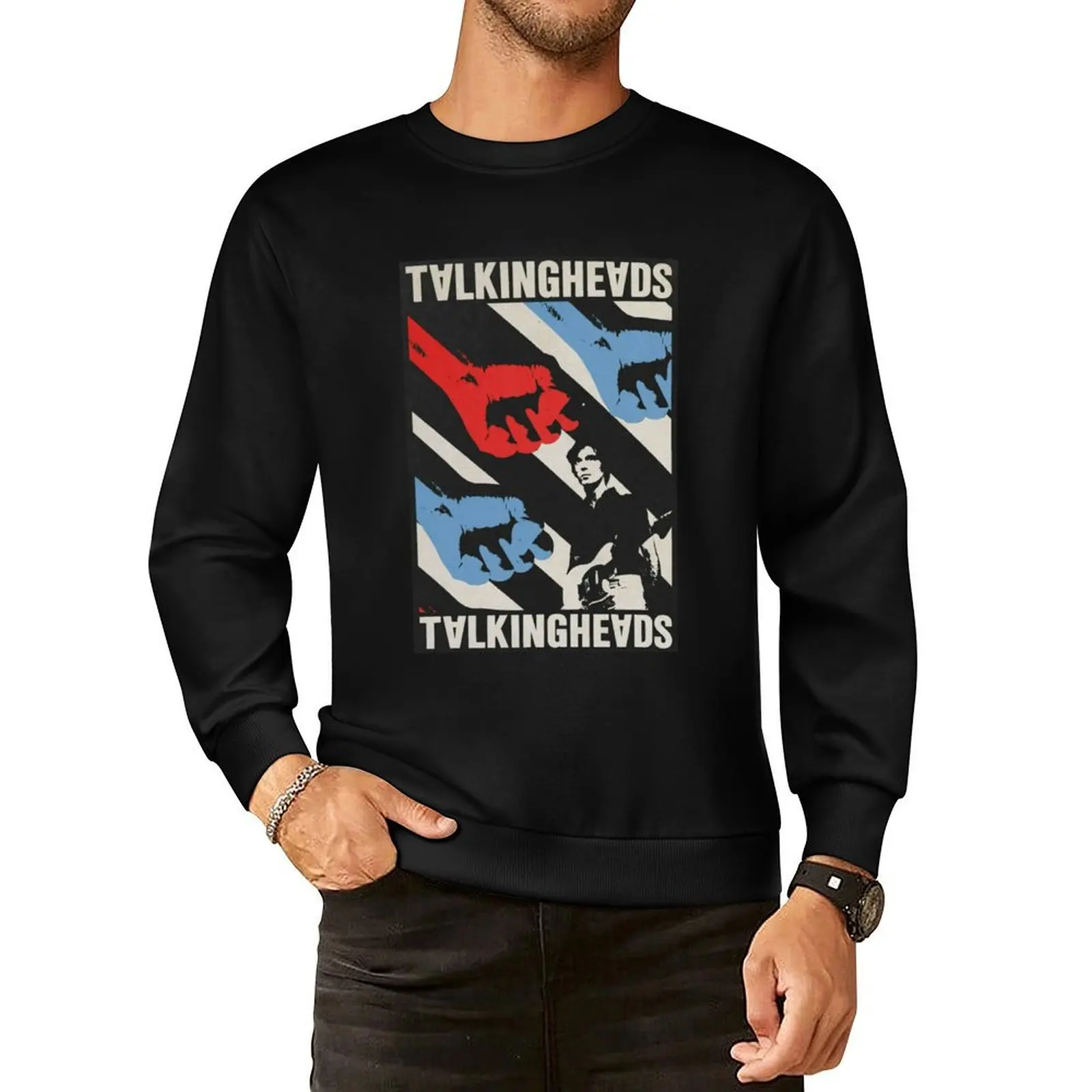 

Talking Heads Concert Graphic Pullover Hoodie men's clothes clothes for men mens designer clothes new in hoodies & sweat-shirt