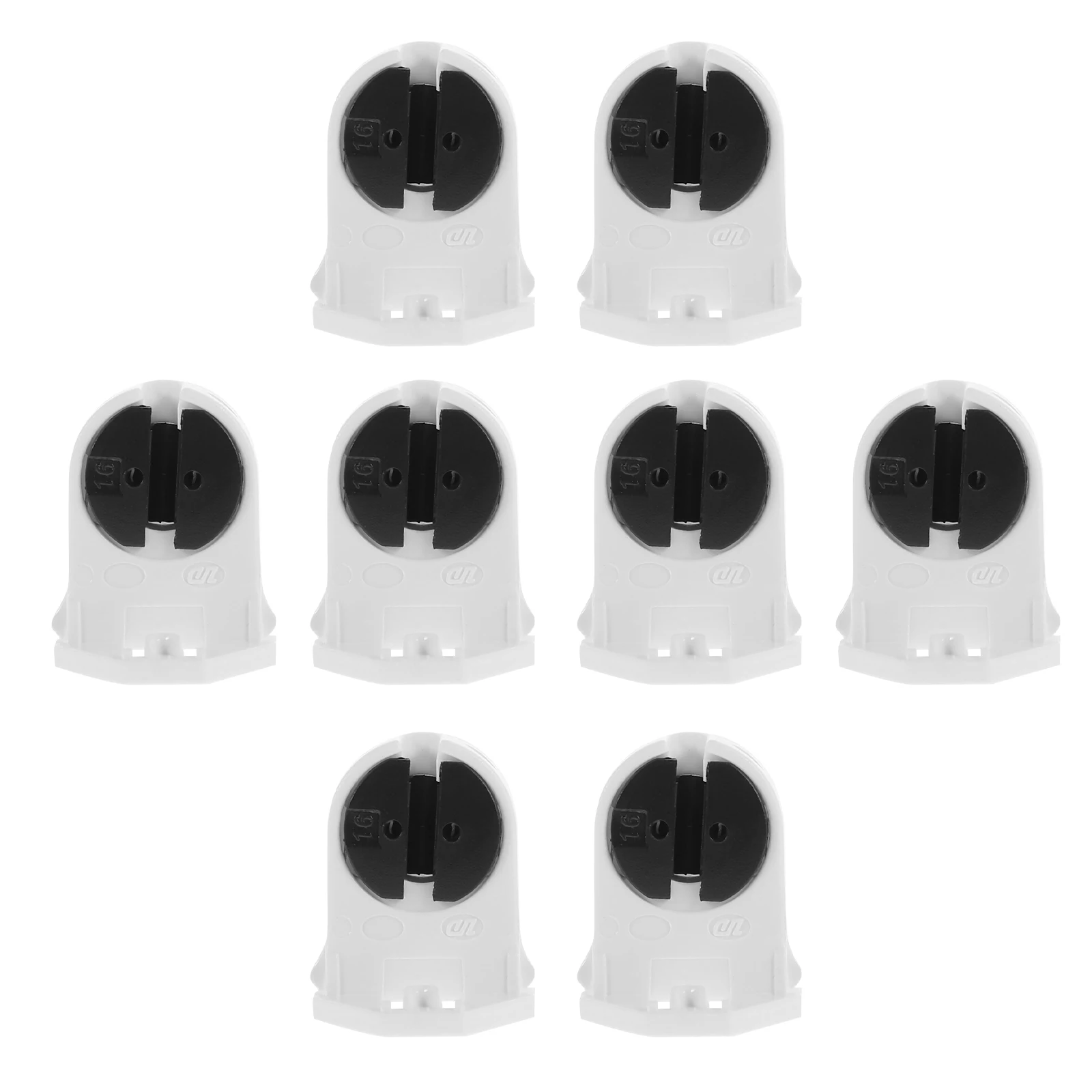 

20pcs Lamp Socket Bulb Holders Tube Support Brackets ABS Easy Installation Home Kitchen Bedroom Fluorescent Tube Light