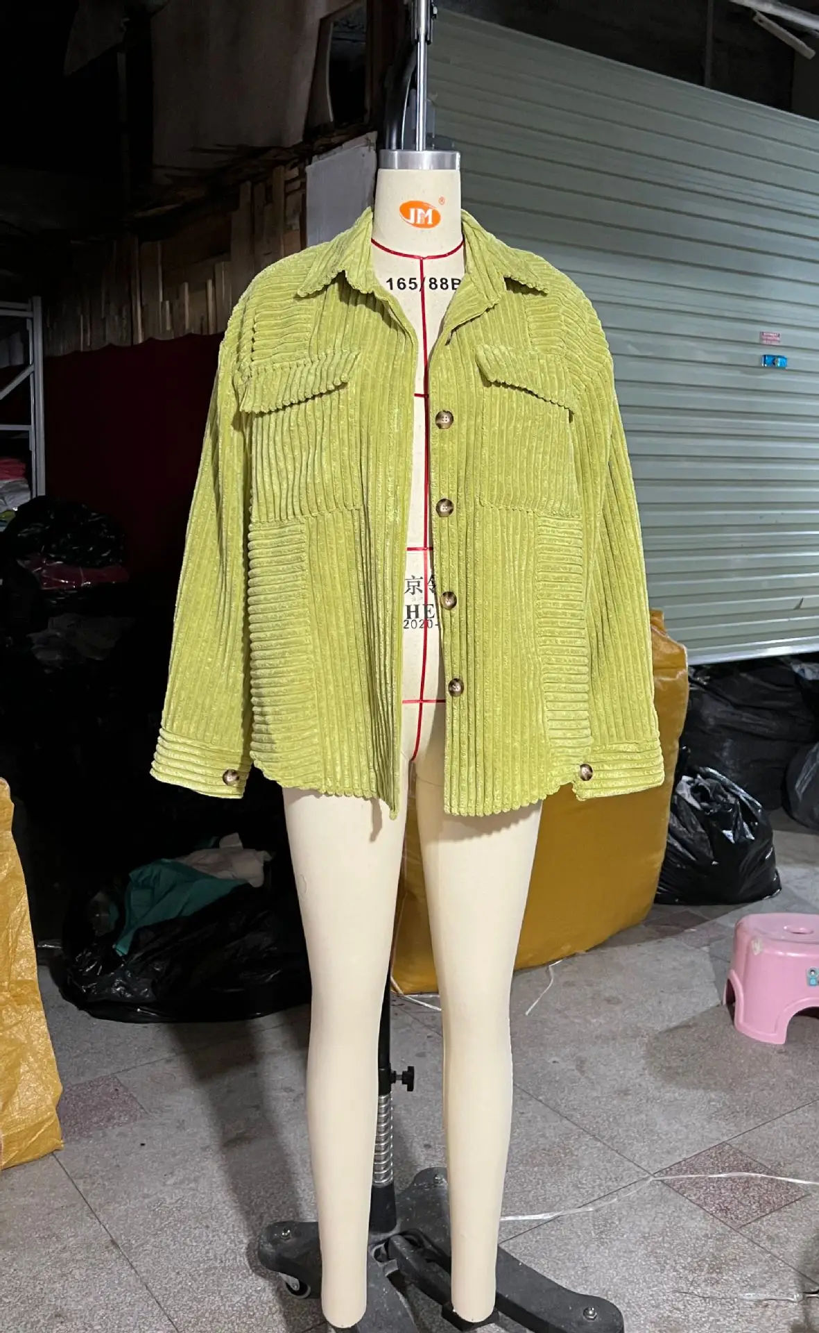 Women Jackets Shirt Coats Turn Down Collar Coat Single Breasted Casual Button Pocket Jacket Autumn Winter Outerwear Streetwear