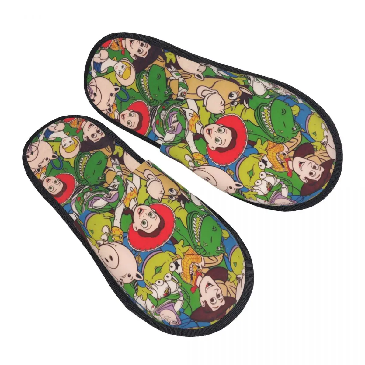 

Женские домашние тапочки с индивидуальным принтом «История игрушек», уютные, теплые, с эффектом памяти, пушистые, для дома и улицы