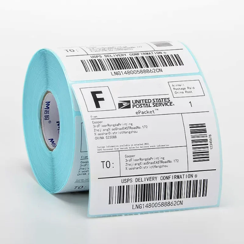 Sticker Lege Etiketten Voor Thermisch Papier Desktop Label Printer Barcode Afdichting Stickers Kantoorbenodigdheden