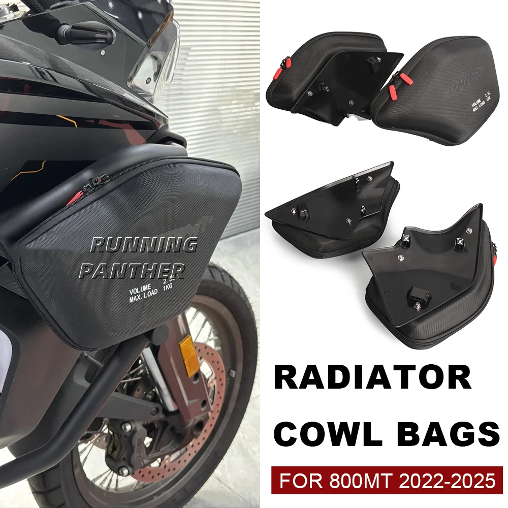 

Новая сумка для мотоцикла, аксессуары, сумка-чехол для радиатора с нагрузкой 1 кг для CF MOTO 800MT 2022-2025 ﻿