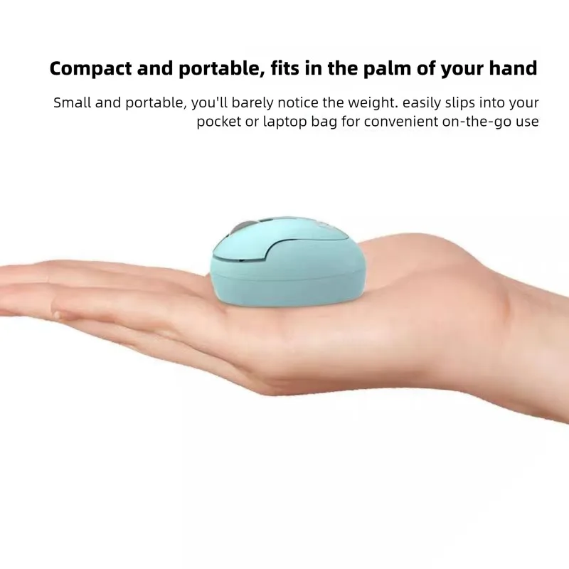 

Lightweight Portable 2.4G Wireless Small Optical Mouse Rechargeable Silent Small Hand Mause For PC Laptop Computer Kids Gifts